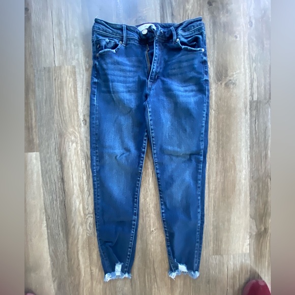 KanCan Jeans Kancan Skinny High Rise Ripped Hem Jean Poshmark
